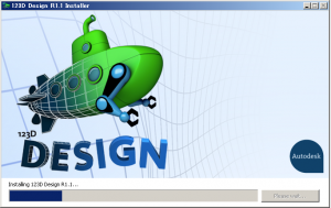 インストール中の画面