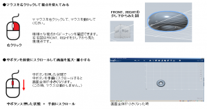 オブジェクトのマウス操作